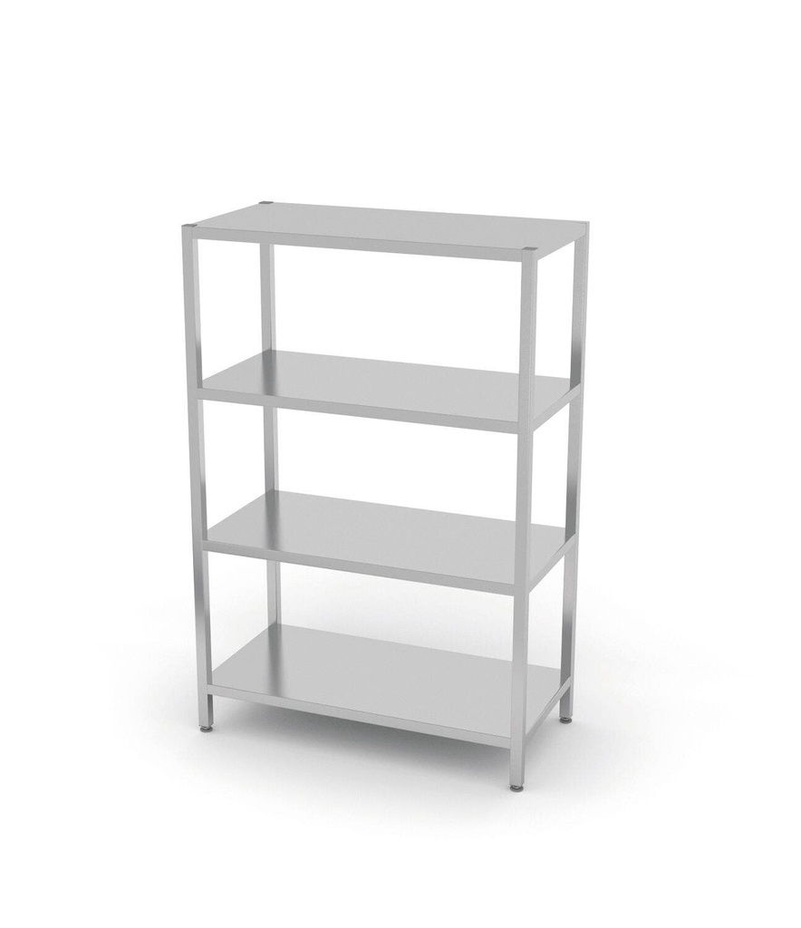 [BM-HENDI-812525] Sandėliavimo stelažas su 4 ištisinėmis lentynomis – varžtinis, HENDI, Kitchen Line, 1000x400x(H)1800mm