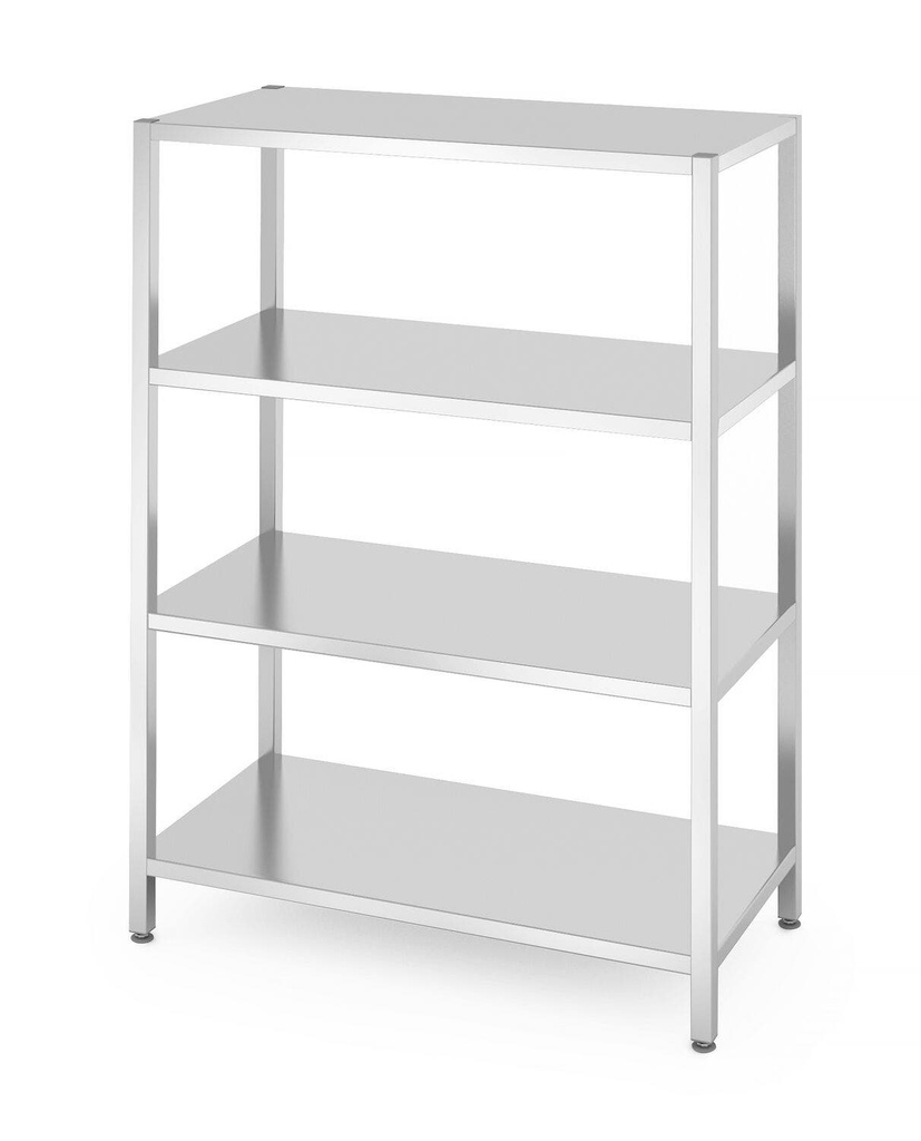 [BM-HENDI-812563] Sandėliavimo stelažas su 4 ištisinėmis lentynomis – varžtinis, HENDI, Kitchen Line, 1200x600x(H)1800mm