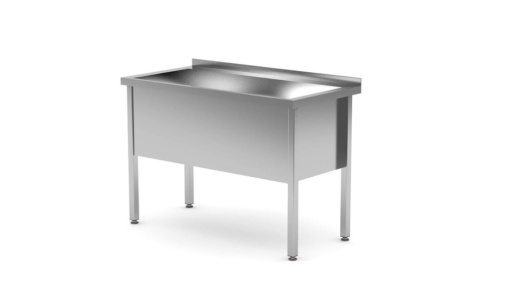 [BM-HENDI-813430] Stalas su viena plovimo vonele, suvirintas, HENDI, Profi Line, 1200x600x(H)850mm