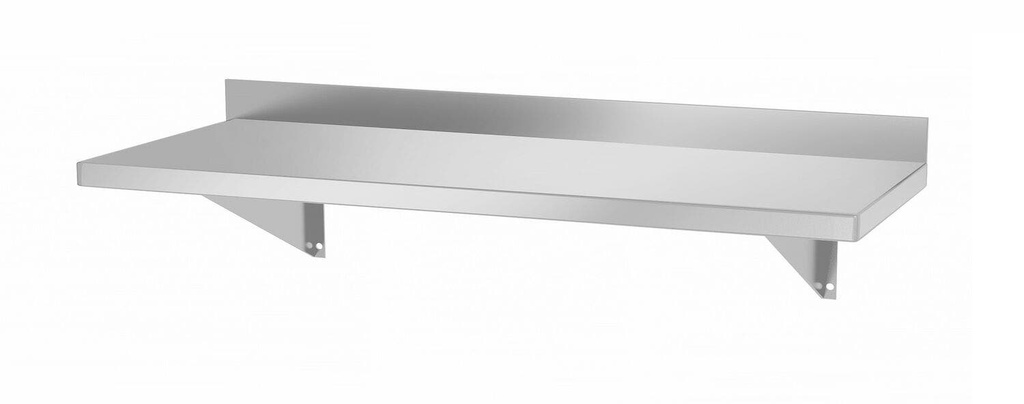 [BM-HENDI-816486] Sieninė lentyna, su 2 laikikliais, HENDI, 800x300x(H)250mm
