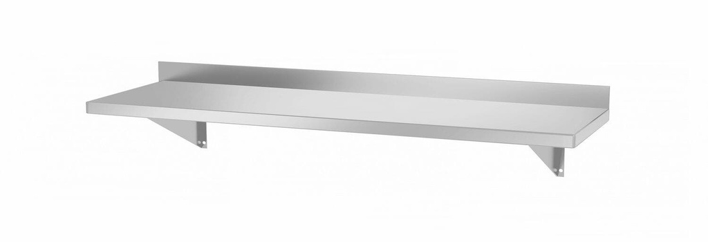 [BM-HENDI-816493] Sieninė lentyna, su 2 laikikliais, HENDI, 1000x300x(H)250mm