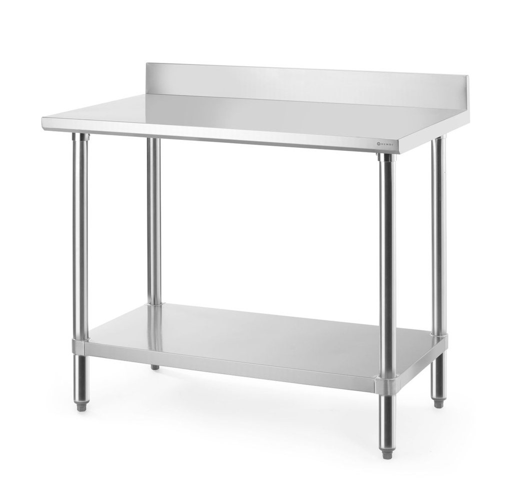[BM-HENDI-817568] Darbo stalas su atraminiu borteliu, HENDI, Budget Line, 1000x600x(H)950mm