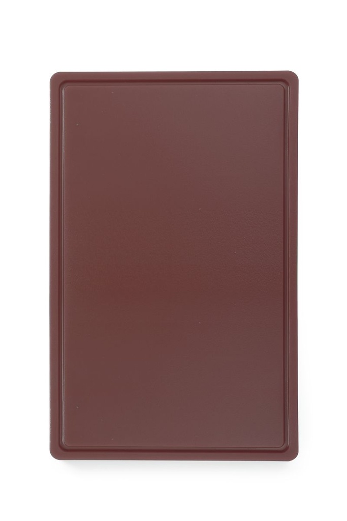 [BM-HENDI-826041] Pjaustymo lentelė HACCP gastronorminė 1/1, HENDI, GN 1/1, Ruda, 530x325mm, Stačiakampis