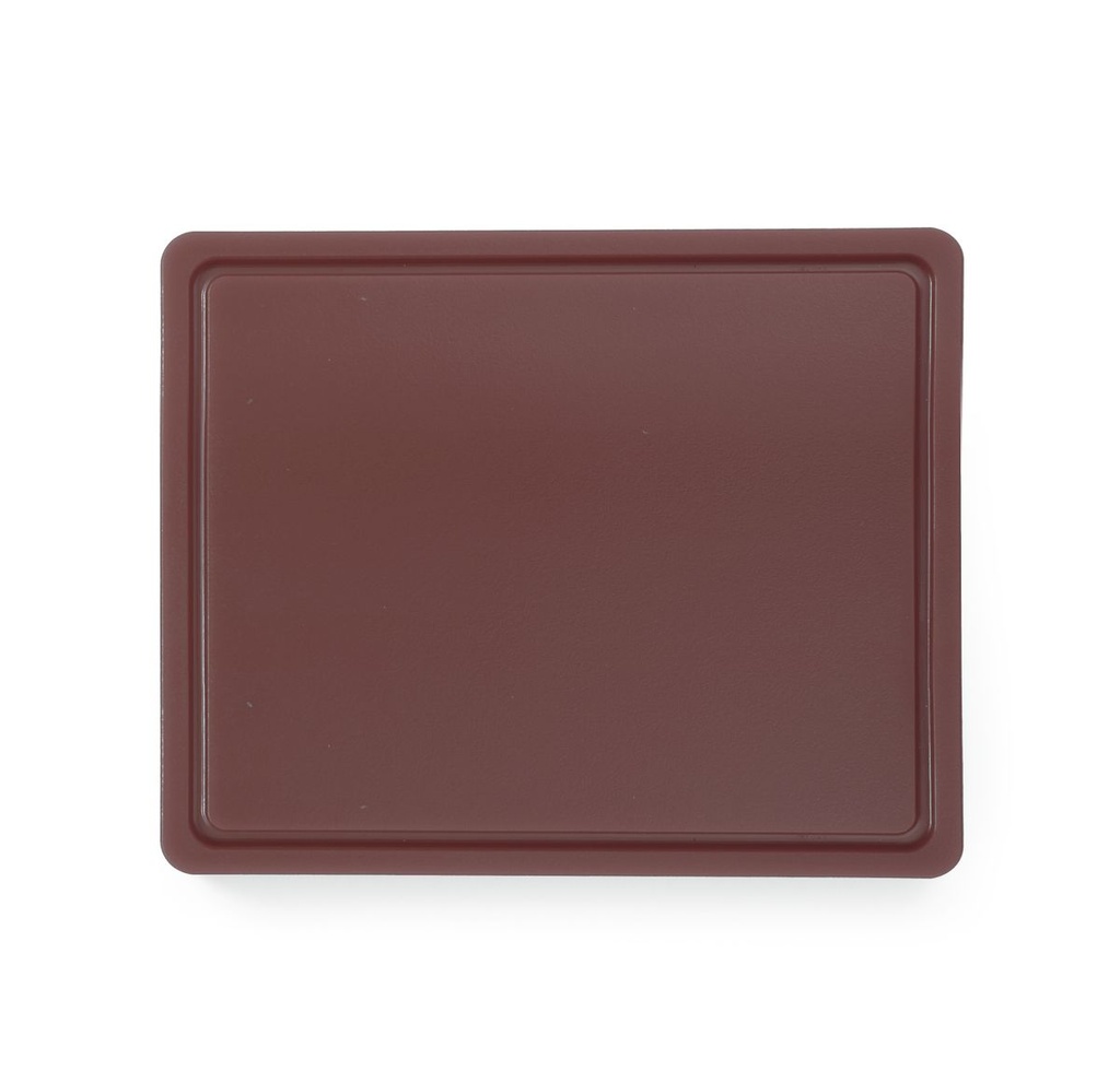 [BM-HENDI-826140] Pjaustymo lentelė HACCP gastronorminė 1/2, HENDI, GN 1/2, Ruda, 325x265mm, Stačiakampis