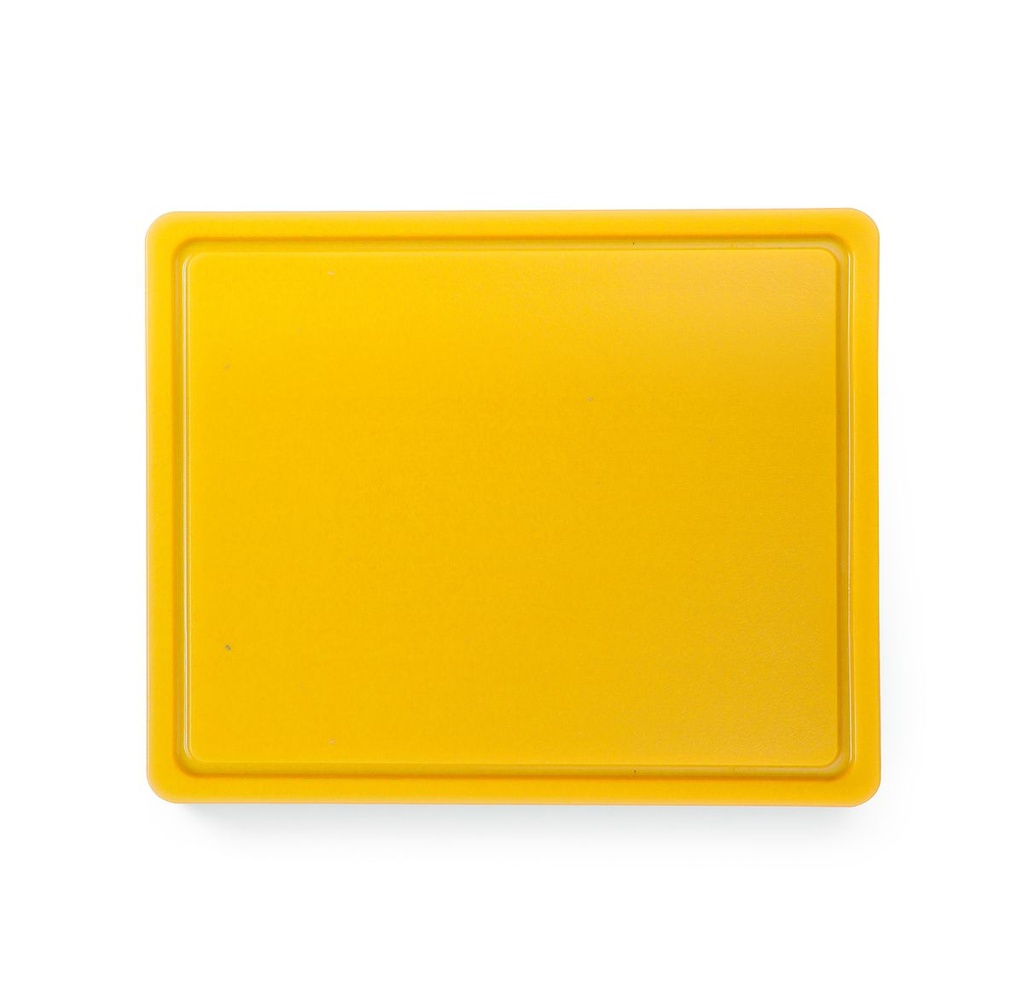 [BM-HENDI-826157] Pjaustymo lentelė HACCP gastronorminė 1/2, HENDI, GN 1/2, Geltona, 325x265mm, Stačiakampis