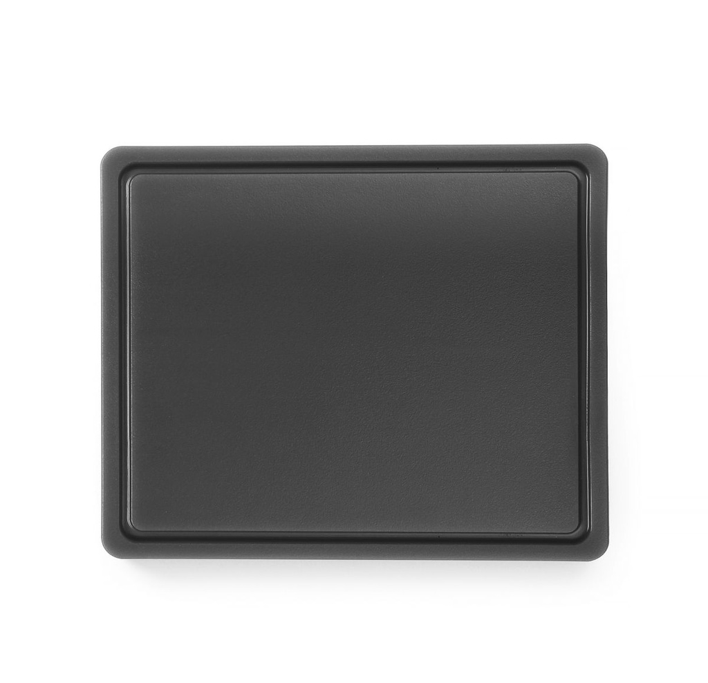 [BM-HENDI-826171] Pjaustymo lentelė HACCP gastronorminė 1/2, HENDI, GN 1/2, Juoda, 325x265mm, Stačiakampis