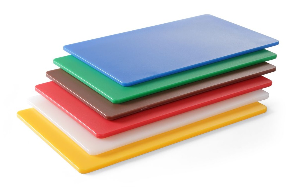 [BM-HENDI-826676] Pjaustymo lentelės HACCP GN 1/1 - 6 spalvų komplektas, HENDI, 6 pcs., 530x325mm, Stačiakampis
