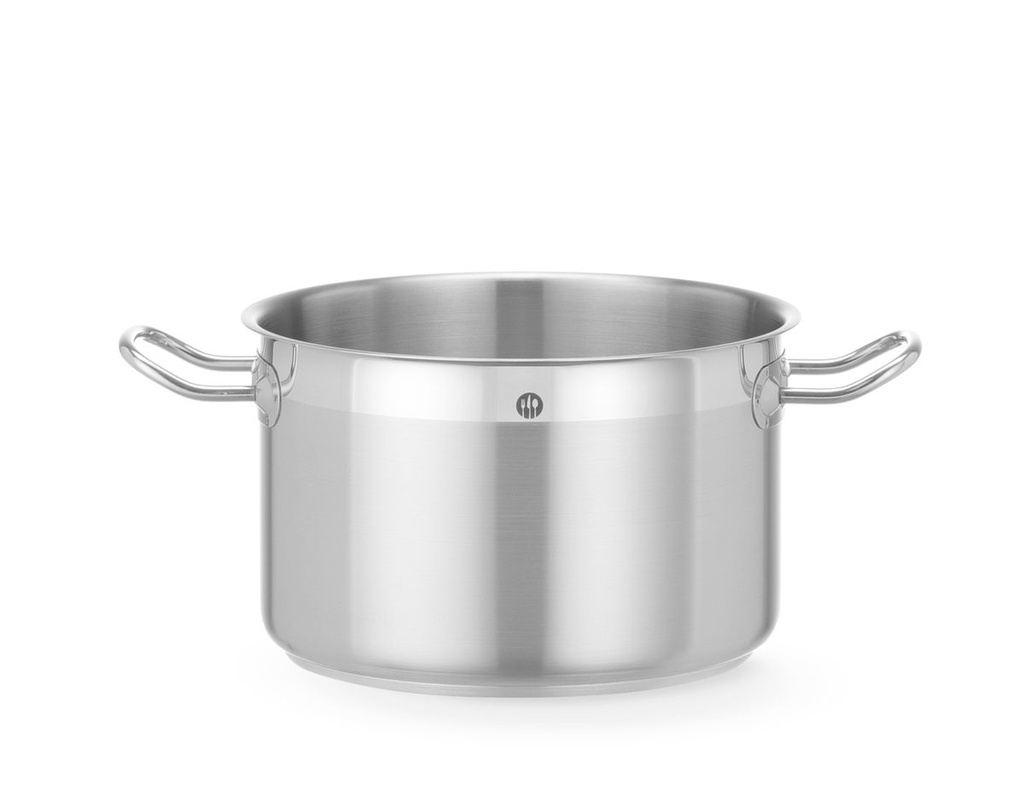 Troškinimo puodas vidutinis - be dangčio, HENDI, Profi Line, 6,7L, ⌀240x(H)150mm, Apvalus