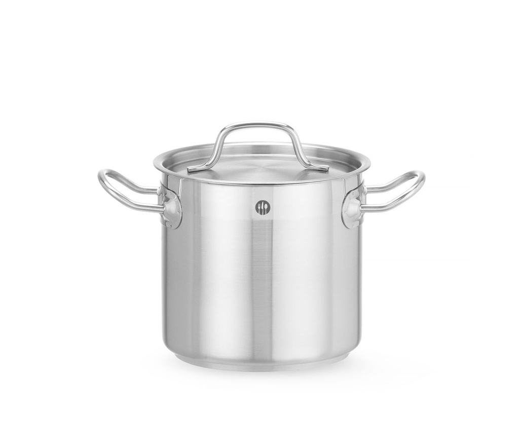 Troškinimo puodas aukštas - su dangčiu, HENDI, Profi Line, 3L, ⌀160x(H)150mm