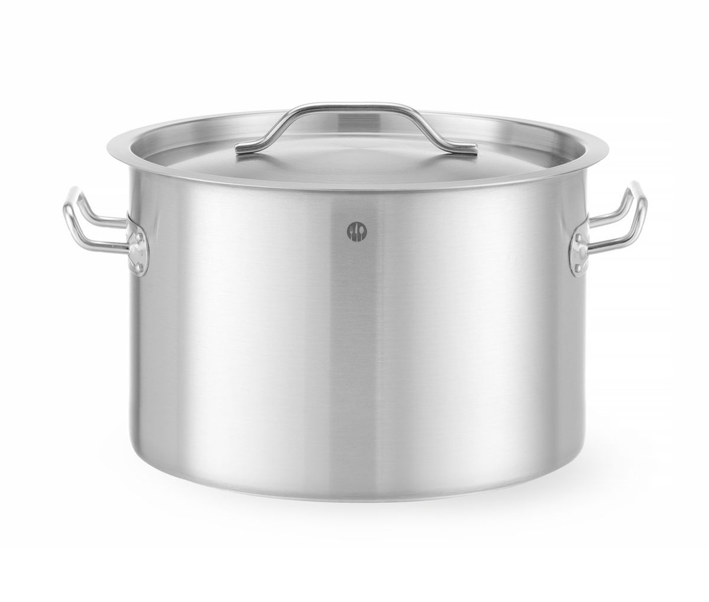 Troškinimo puodas vidutinis - su dangčiu, HENDI, Budget Line, 23L, ⌀350x(H)240mm