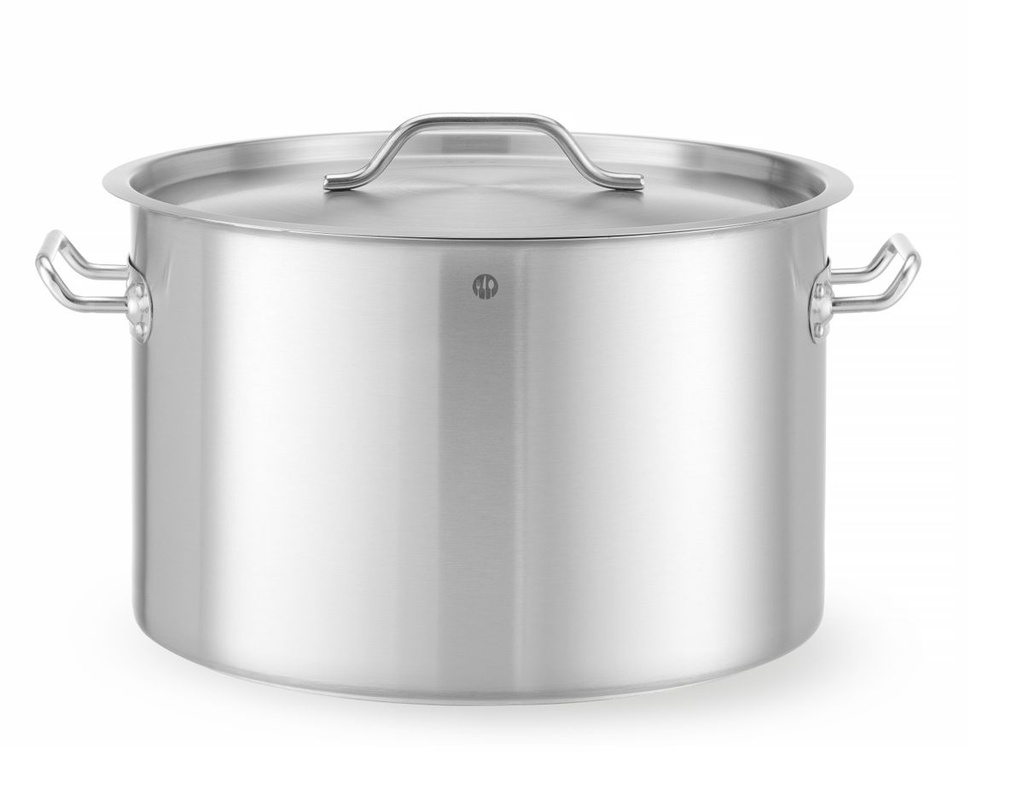 Troškinimo puodas vidutinis - su dangčiu, HENDI, Budget Line, 32L, ⌀400x(H)260mm