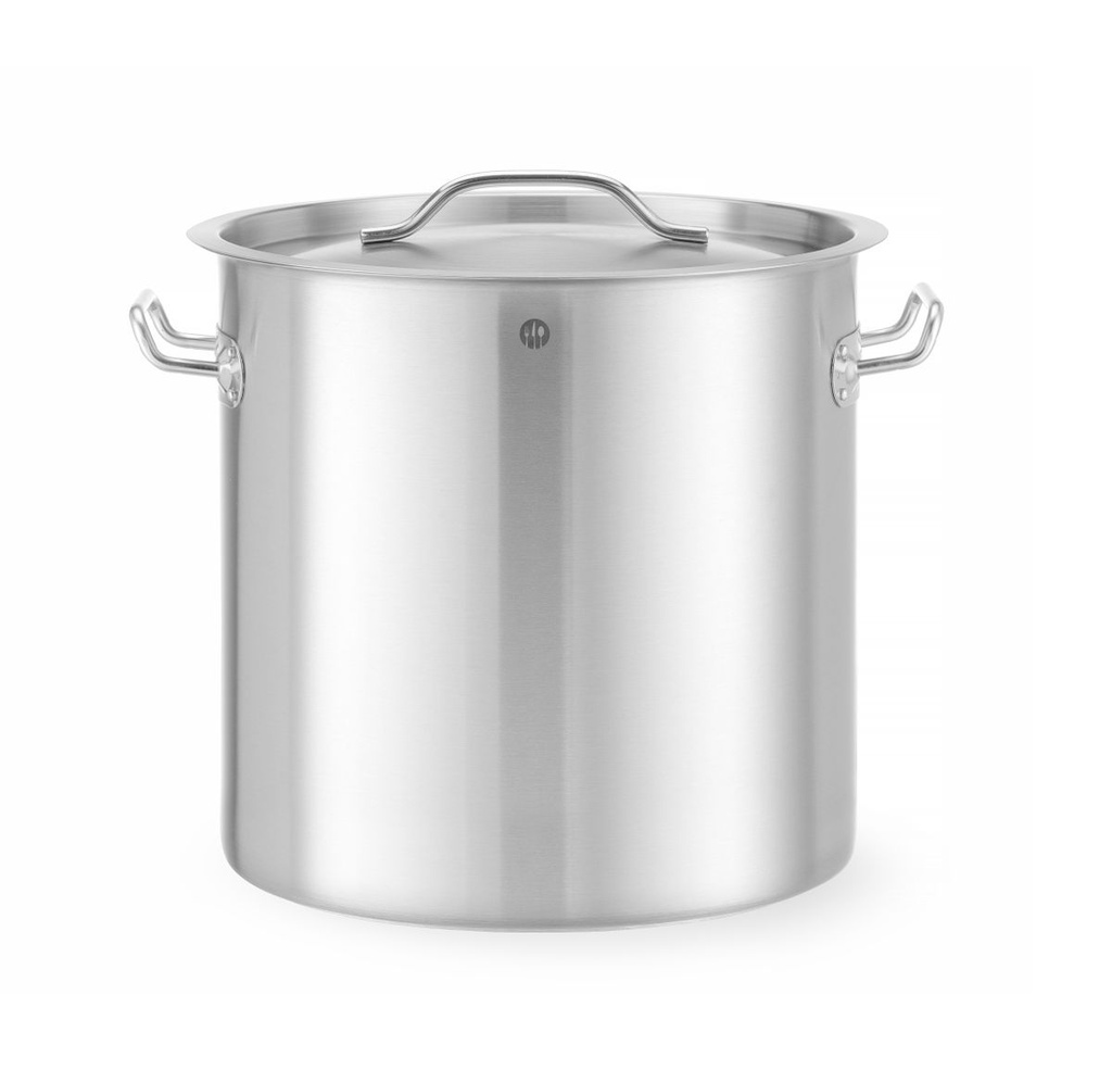 Troškinimo puodas aukštas - su dangčiu, HENDI, Budget Line, 21L, ⌀300x(H)300mm