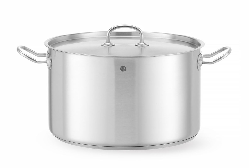 [BM-HENDI-836507] Troškinimo puodas vidutinis – su dangčiu, HENDI, Kitchen Line, 15L, ⌀320x(H)190mm