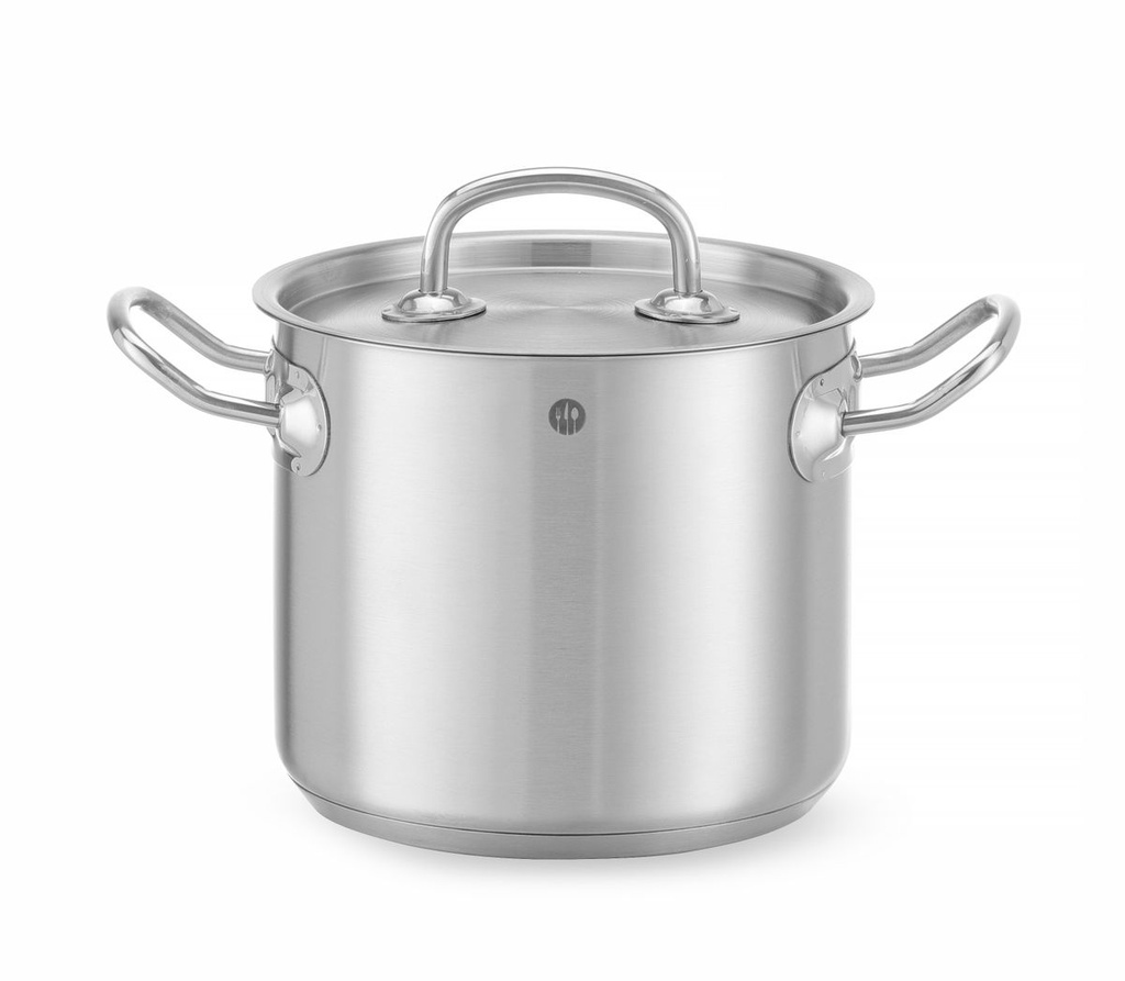 [BM-HENDI-837108] Troškinimo puodas aukštas – su dangčiu, HENDI, Kitchen Line, 2,8L, ⌀160x(H)140mm