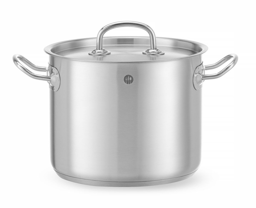 [BM-HENDI-837207] Troškinimo puodas aukštas – su dangčiu, HENDI, Kitchen Line, 5L, ⌀200x(H)160mm