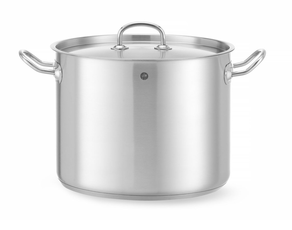 [BM-HENDI-837405] Troškinimo puodas aukštas – su dangčiu, HENDI, Kitchen Line, 13,5L, ⌀280x(H)220mm