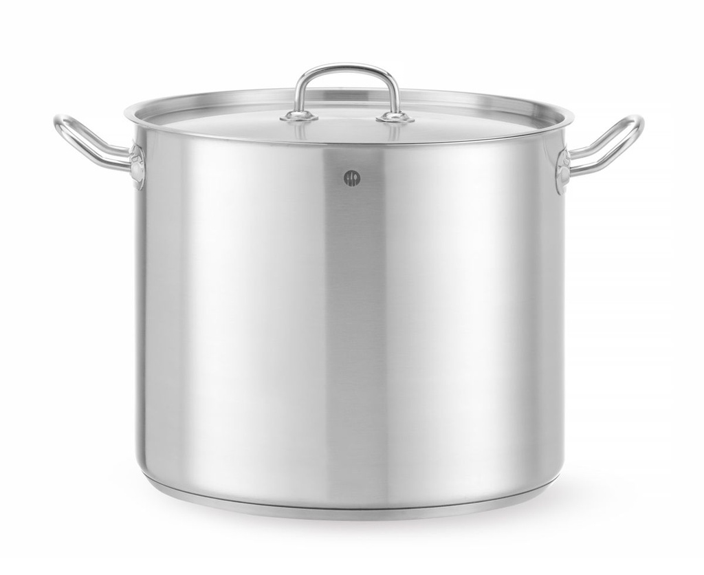 [BM-HENDI-837603] Troškinimo puodas aukštas – su dangčiu, HENDI, Kitchen Line, 21L, ⌀320x(H)270mm