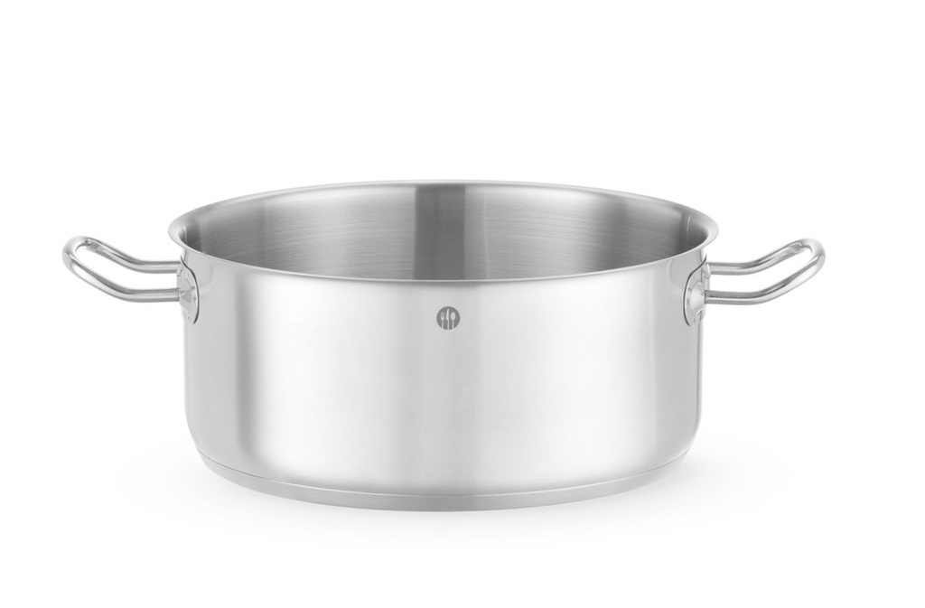 [BM-HENDI-837672] Troškinimo puodas žemas - be dangčio, HENDI, Kitchen Line, 7,3L, ⌀280x(H)120mm