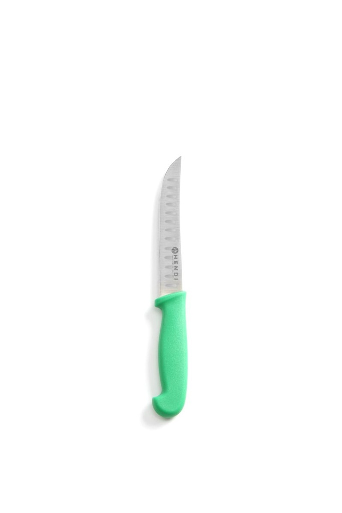 [BM-HENDI-842317] Daugiafunkcis peilis su Granton ašmenimis, HENDI, ilgas modelis, Žalia, (L)230mm