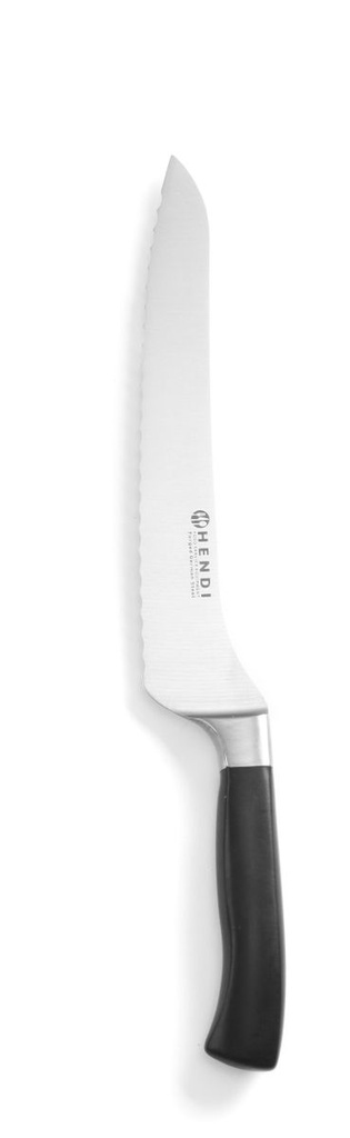 [BM-HENDI-844281] Duonos peilis, HENDI, Profi Line, Lenktas, Juoda, (L)350mm