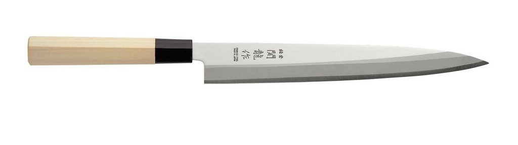 [BM-HENDI-845042] Japoniškas peilis Sashimi, HENDI, Šviesaus medžio, (L)375mm