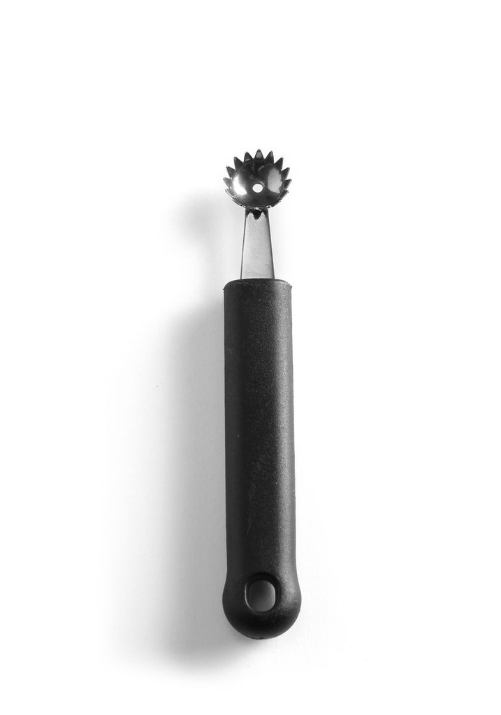 [BM-HENDI-856024] Melionų semtuvėlis dantytas, HENDI, Juoda, (L)150mm