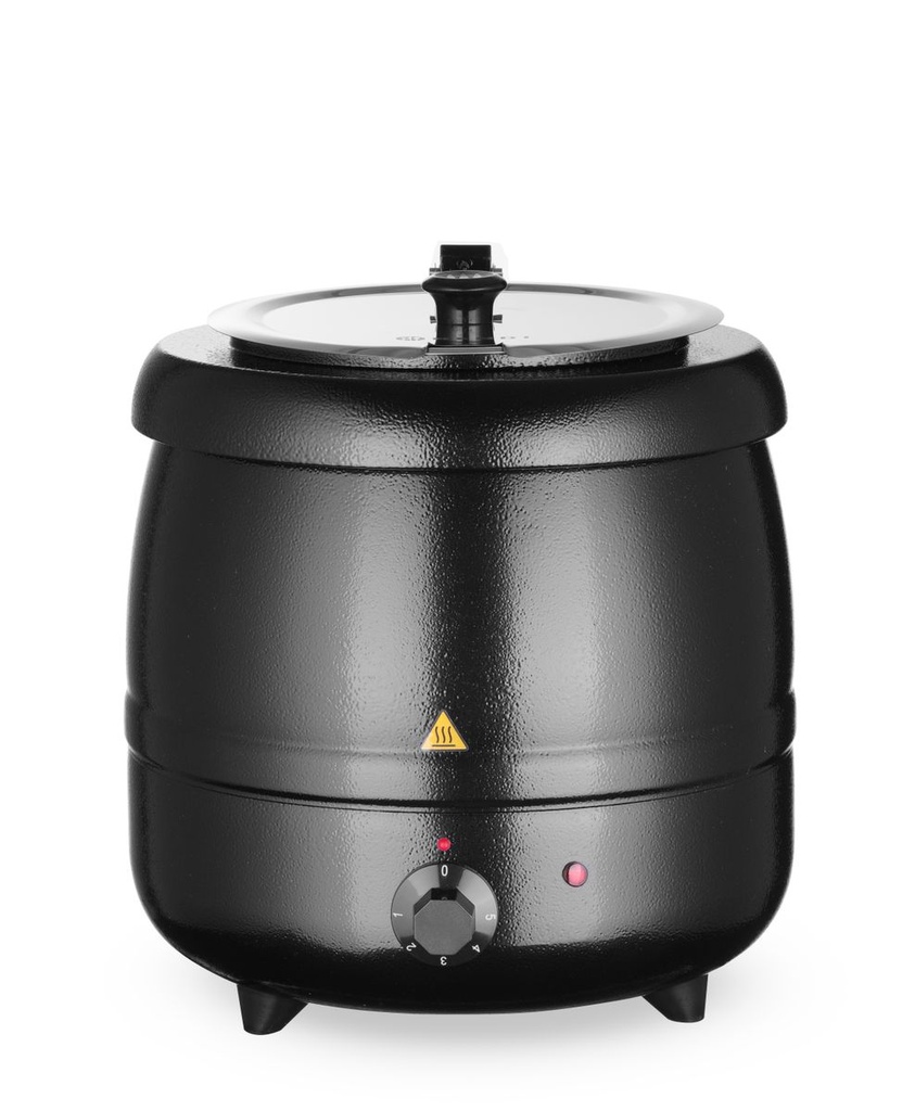 [BM-HENDI-860083] Sriubos šildytuvas, HENDI, Kitchen Line, 8L, Juoda, 230V/400W, ⌀330x(H)363mm