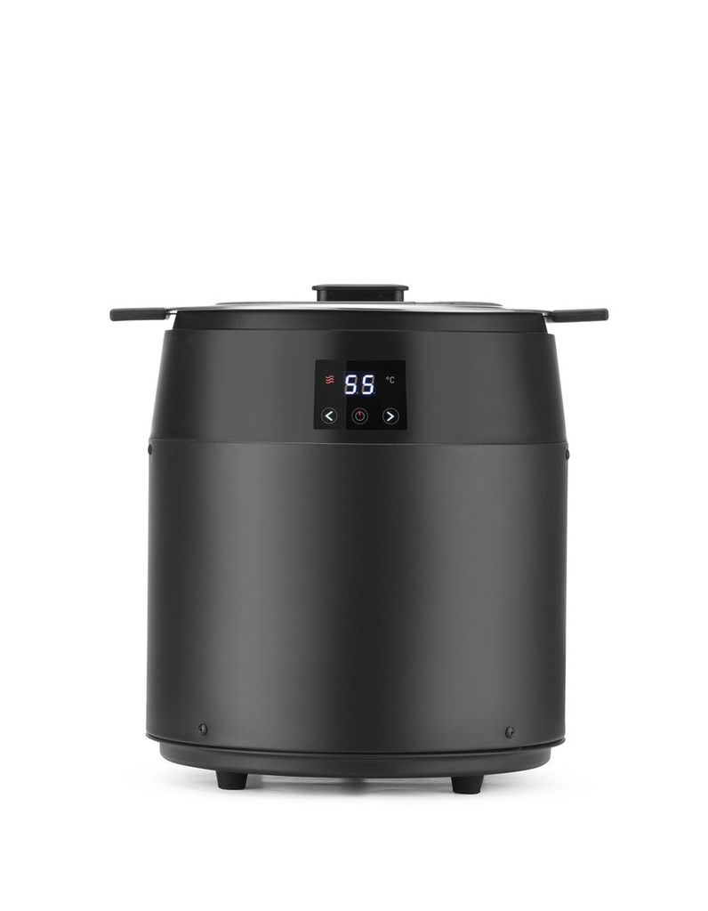 [BM-HENDI-860564] Sriubos šildytuvas be vandens, 10L, HENDI, 10L, Juoda, 230V/450W, ⌀330x(H)398mm