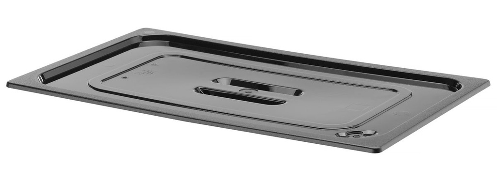 Dangtis GN indams juodas polikarbonatinis, HENDI, GN 1/1, Juoda, 530x325mm