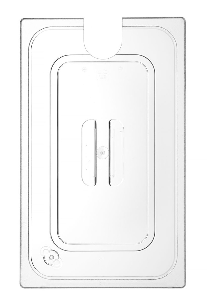 Dangtis GN indams su išpjova sous vide lazdelei, HENDI, GN 1/1, Skaidri, 530x325mm