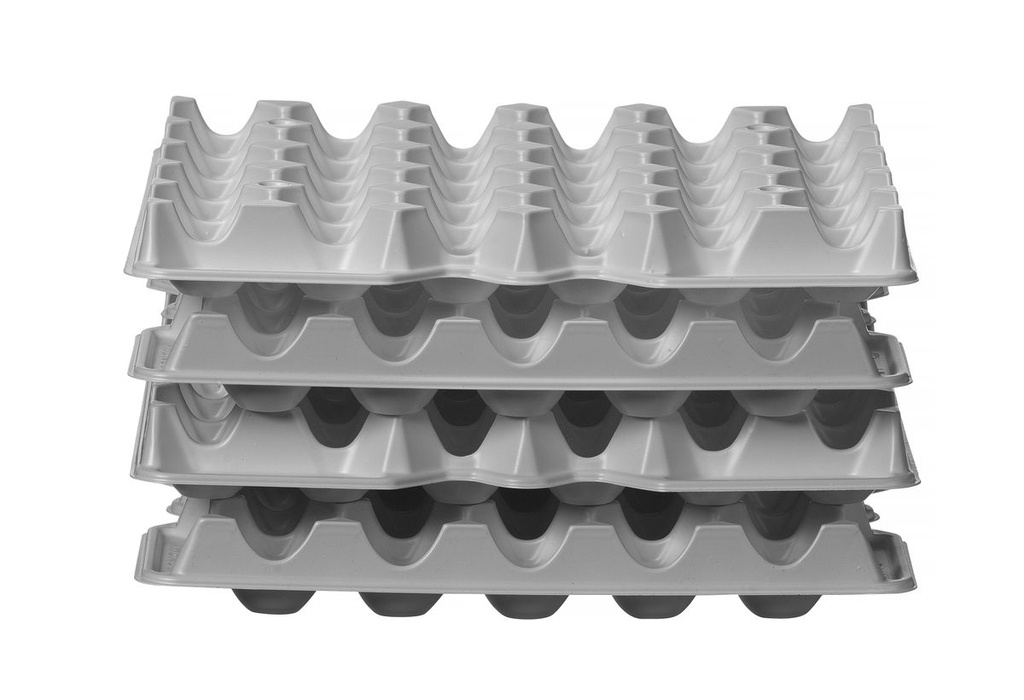 Kiaušinių padėklų komplektas HENDI OVOBOX 120 – 4 vnt., HENDI, 291x288x(H)41mm, Stačiakampis