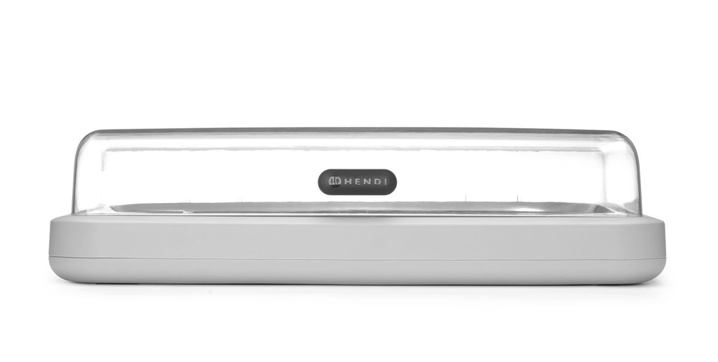Šaldoma vitrina UNIQ, HENDI, dizainas Robert Bronwasser, GN 1/1, Balta, 593x389x(H)147mm, Stačiakampis
