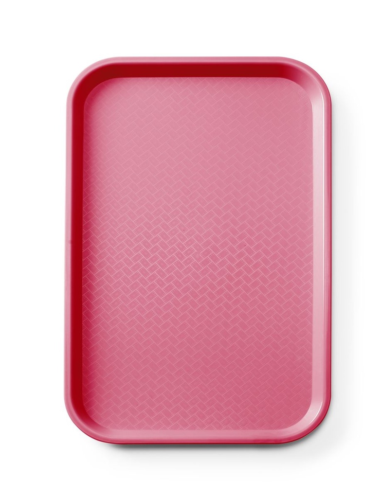 Polipropileninis greito maisto padėklas GN 1/1, AmerBox, GN 1/1, Raudona, 530x325x(H)20mm, Stačiakampis
