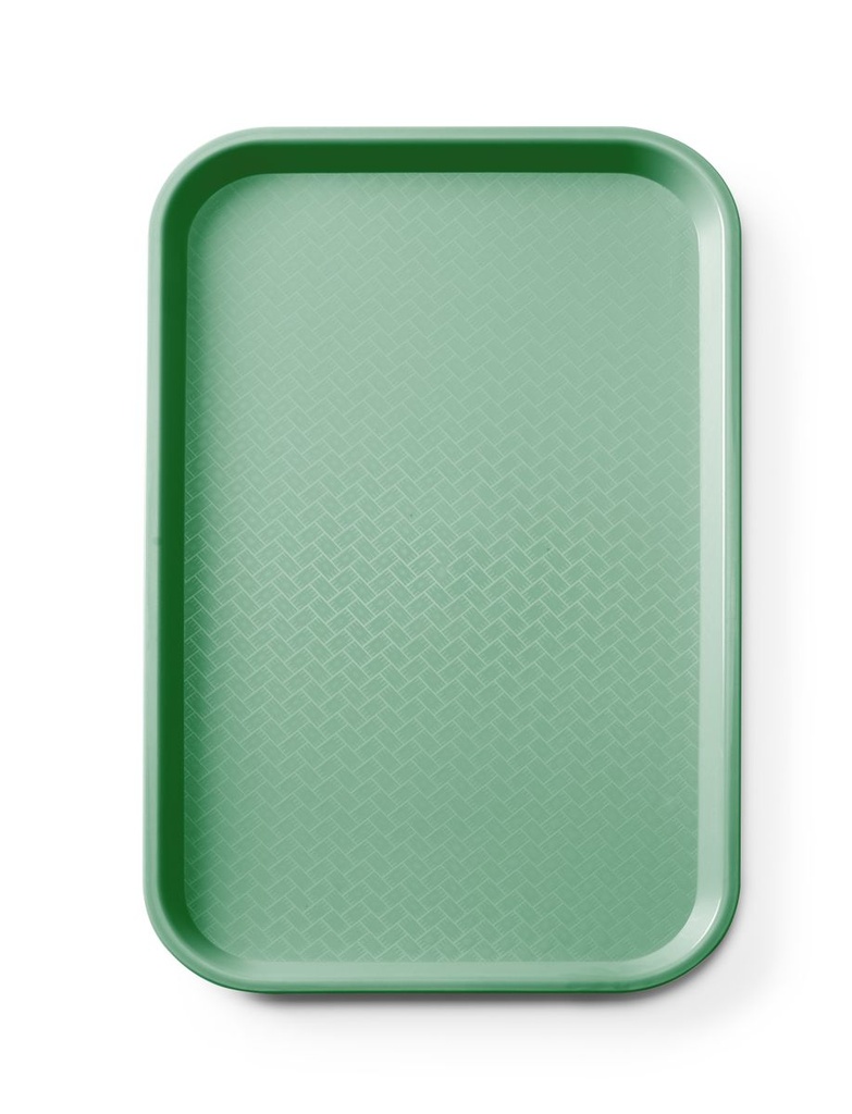 Polipropileninis greito maisto padėklas GN 1/1, AmerBox, GN 1/1, Žalia, 530x325x(H)20mm, Stačiakampis