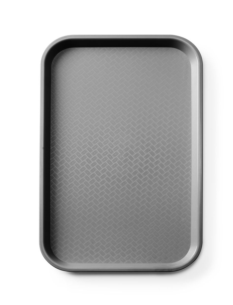 Polipropileninis greito maisto padėklas GN 1/1, AmerBox, GN 1/1, Juoda, 530x325x(H)20mm, Stačiakampis