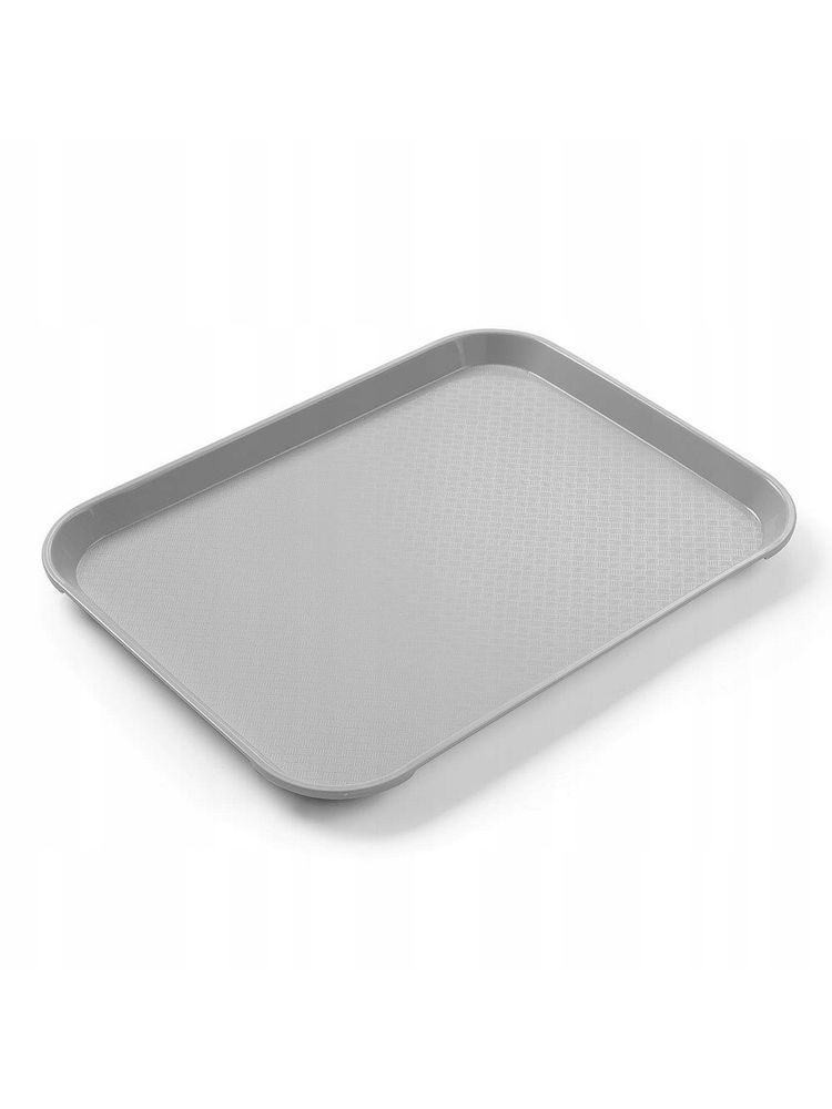 Polipropileninis greito maisto padėklas, mažas, AmerBox, Šviesiai pilka, 265x345x(H)20mm