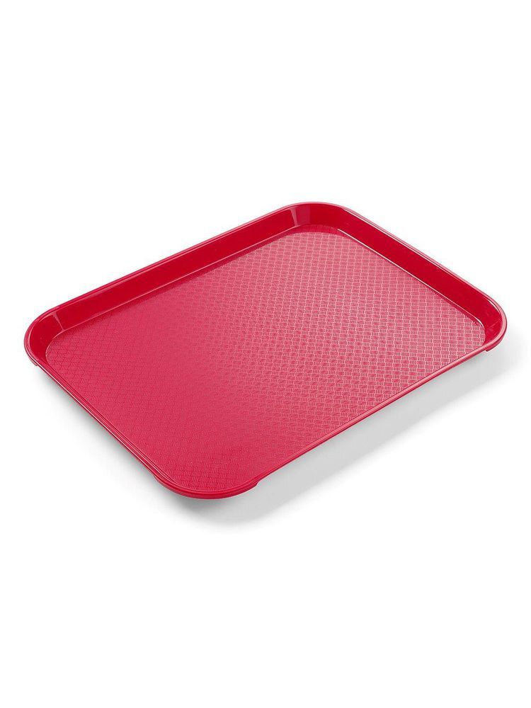 Polipropileninis greito maisto padėklas, mažas, AmerBox, Raudona, 265x345x(H)20mm