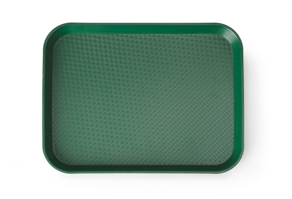Polipropileninis greito maisto padėklas, mažas, AmerBox, Žalia, 265x345x(H)20mm