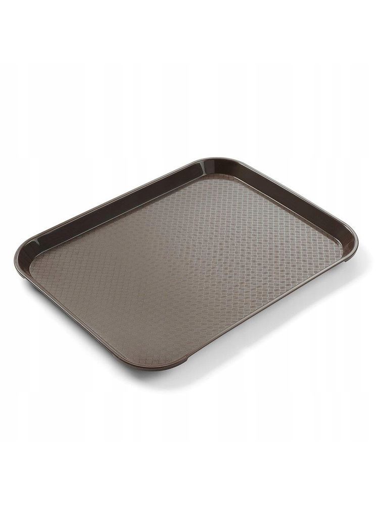 Polipropileninis greito maisto padėklas, mažas, AmerBox, Ruda, 265x345x(H)20mm