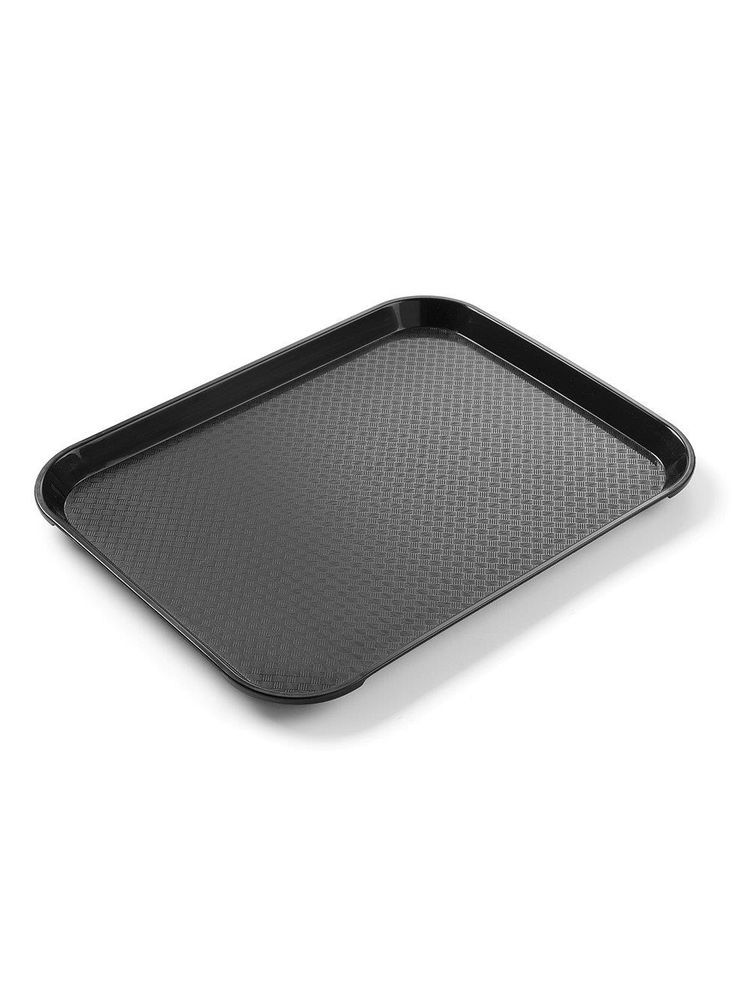 Polipropileninis greito maisto padėklas, mažas, AmerBox, Juoda, 265x345x(H)20mm