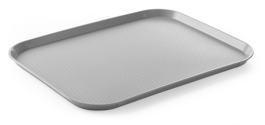Polipropileninis greito maisto padėklas, didelis, AmerBox, Šviesiai pilka, 350x450x(H)20mm