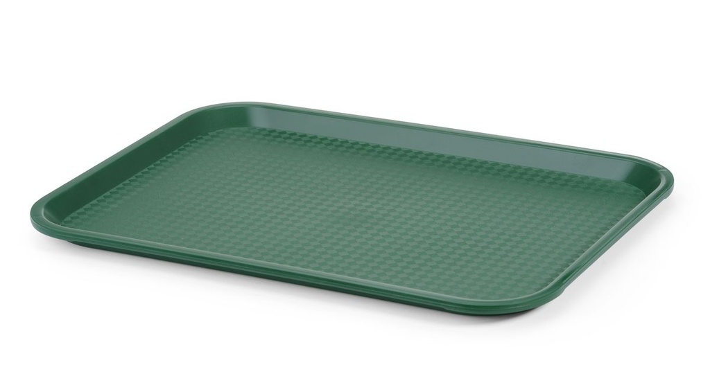 Polipropileninis greito maisto padėklas, vidutinis, AmerBox, Žalia, 305x415x(H)20mm