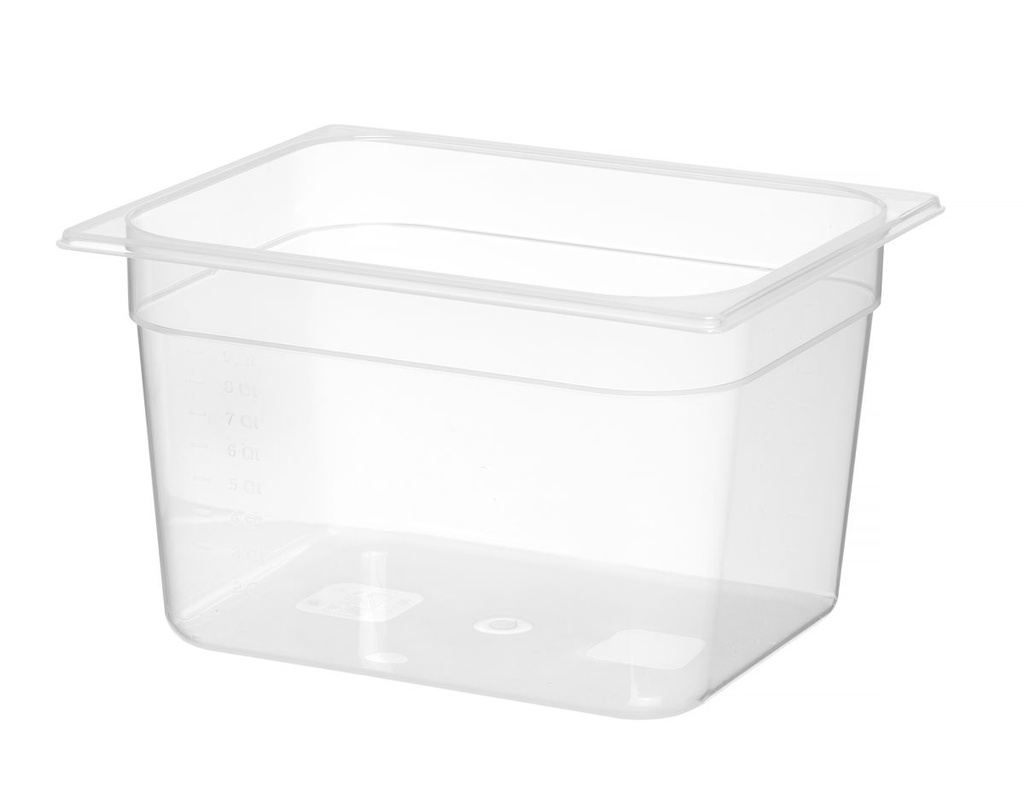 [BM-HENDI-880104] Indas GN 1/2 polipropileninis, HENDI, Profi Line, GN 1/2, 11L, Skaidri, 325x265x(H)200mm