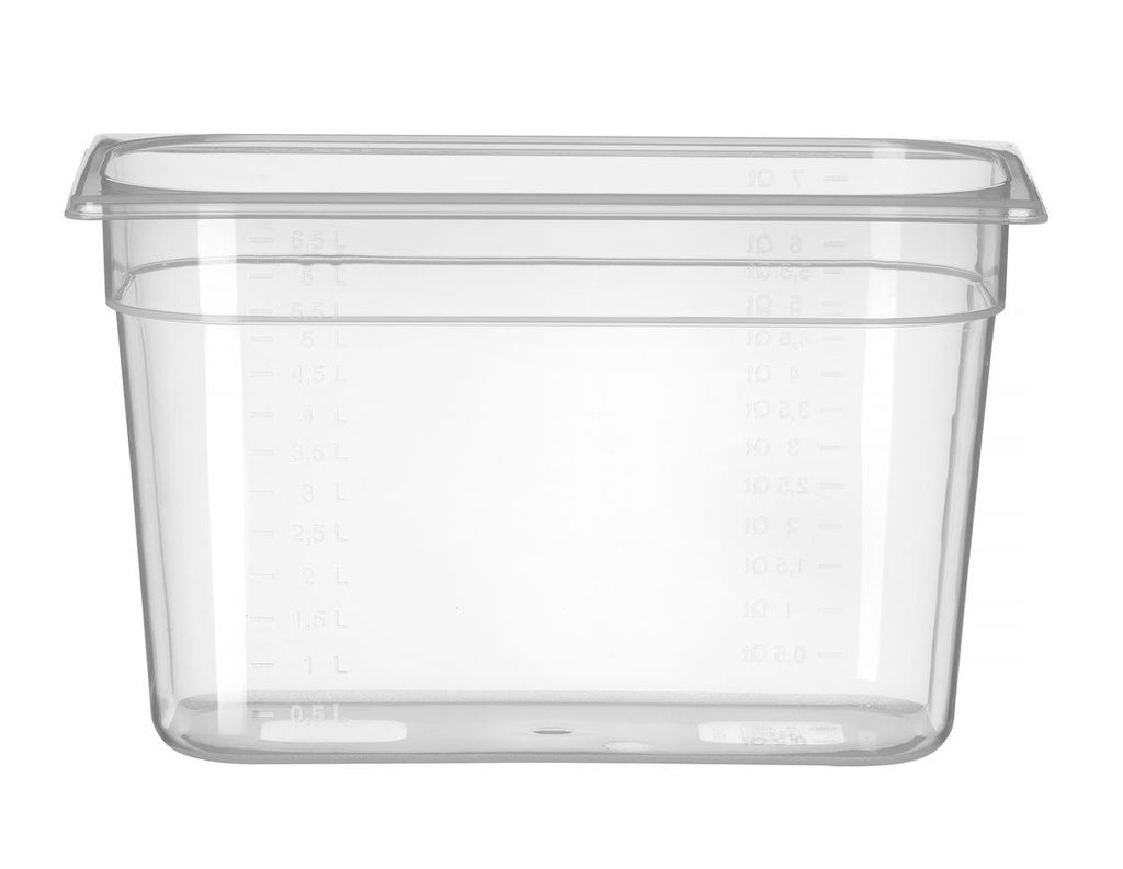 [BM-HENDI-880203] Indas GN 1/3 polipropileninis, HENDI, Profi Line, GN 1/3, 6,5L, Skaidri, 325x176x(H)200mm