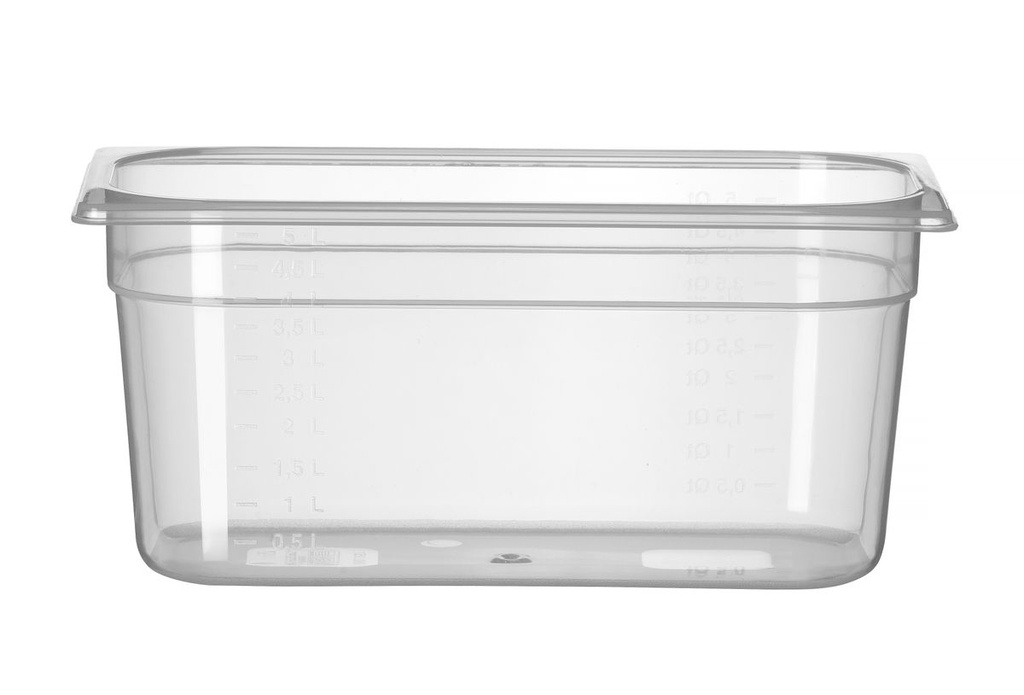 [BM-HENDI-880210] Indas GN 1/3 polipropileninis, HENDI, Profi Line, GN 1/3, 5L, Skaidri, 325x176x(H)150mm