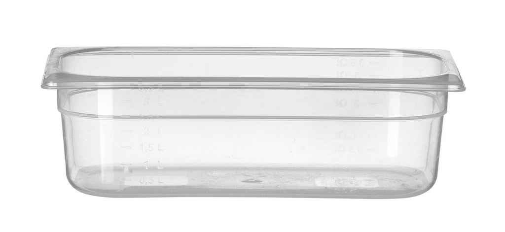 [BM-HENDI-880227] Indas GN 1/3 polipropileninis, HENDI, Profi Line, GN 1/3, 3,5L, Skaidri, 325x176x(H)100mm