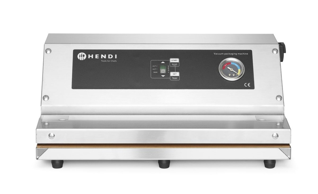 [BM-HENDI-970362] Juostinė vakuuminio pakavimo mašina Profi Line , HENDI, Profi Line, Sandarinimo juosta 350 mm, 230V/250W, 383x293x(H)175mm