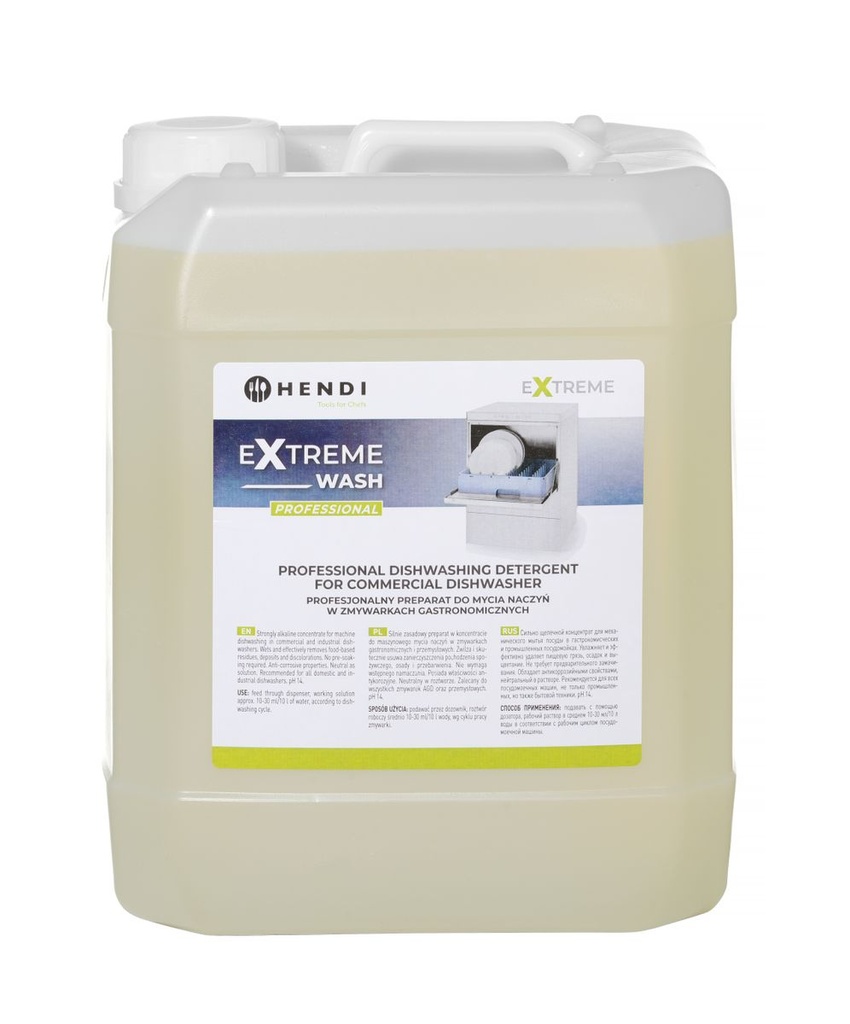 [BM-HENDI-975053] Extreme Wash profesionali plovimo priemonė pramoninėms indaplovėms, HENDI, 10 L