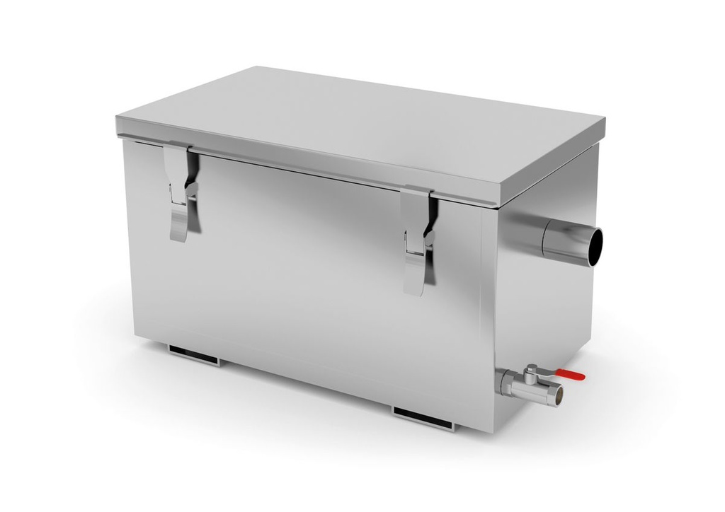 [BM-HENDI-975718] Riebalų gaudyklė, HENDI, Profi Line, 300l/h, 30L, 650x346x(H)308mm