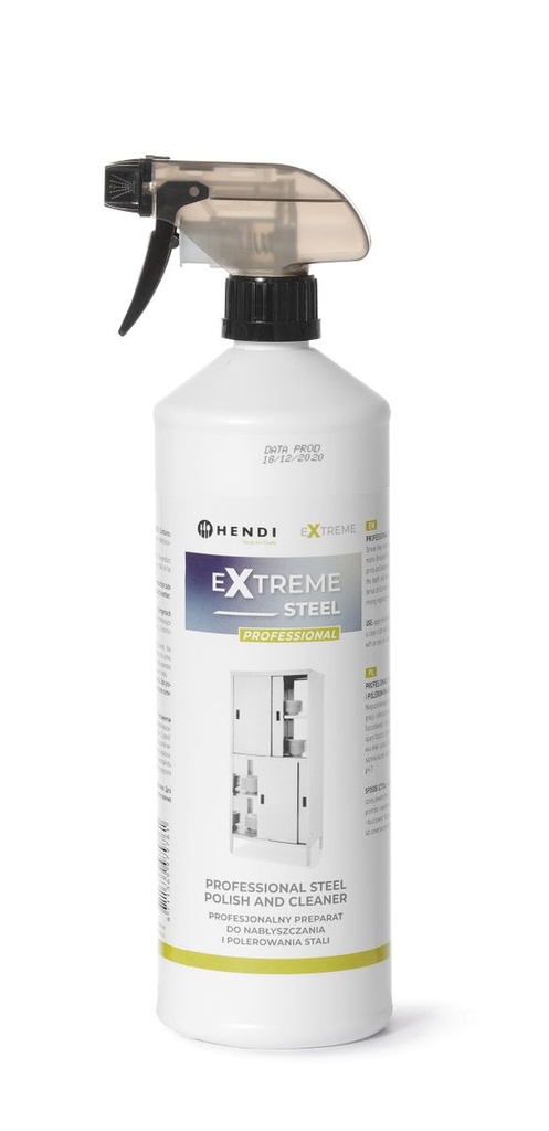 [BM-HENDI-979761] Extreme Steel profesionali nerūdijančio plieno poliravimo ir valymo priemonė, 1L, HENDI, 1 L